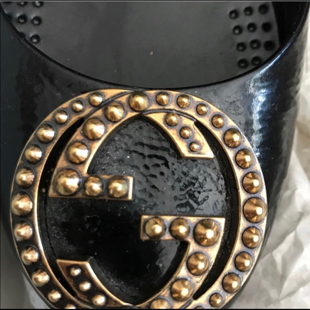 Gucci Black Flats